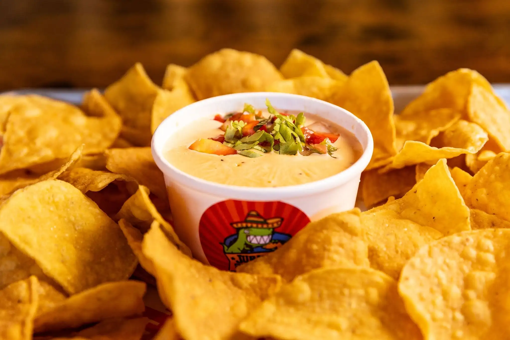 Chips and Queso.
