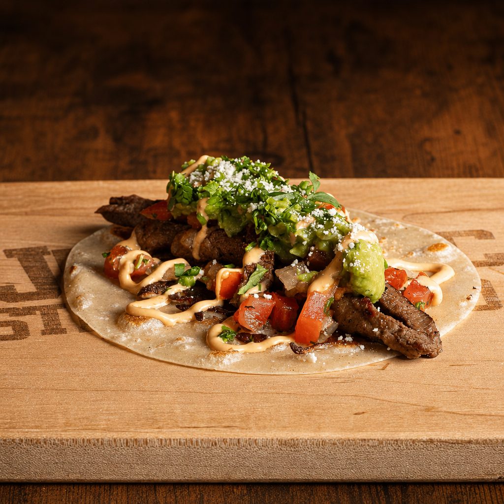 Premium Steak Taco.