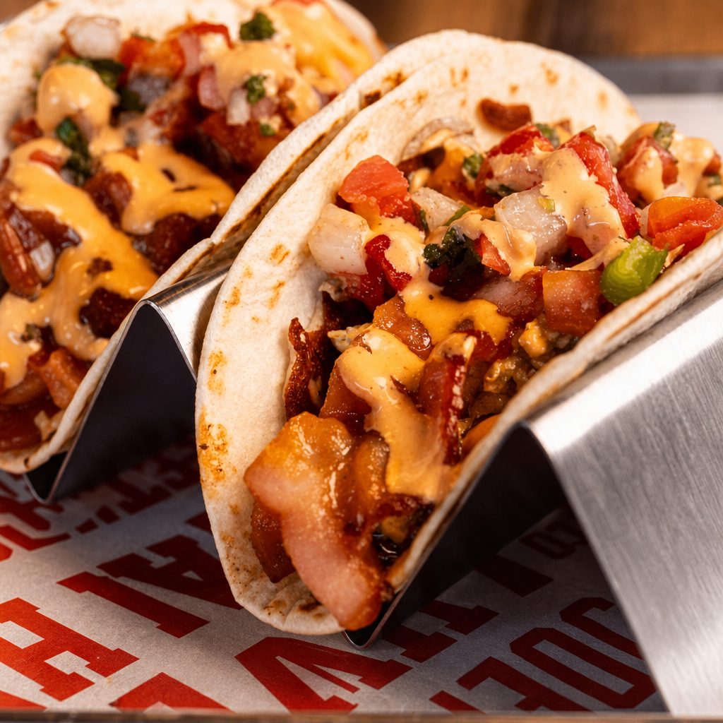 Breakfast Taco - Bacon, Egg, Cheese, Pico.