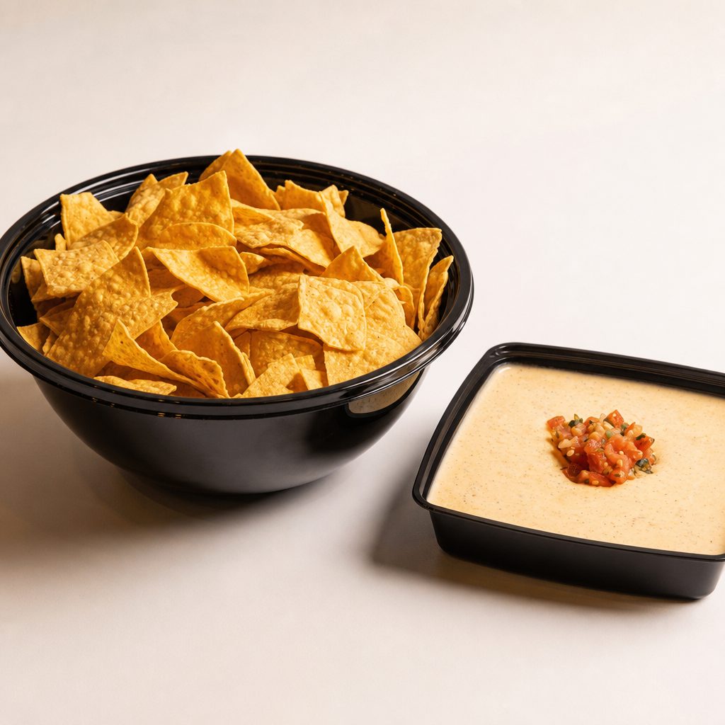 Chips & Queso (Feeds Up to 10 People).