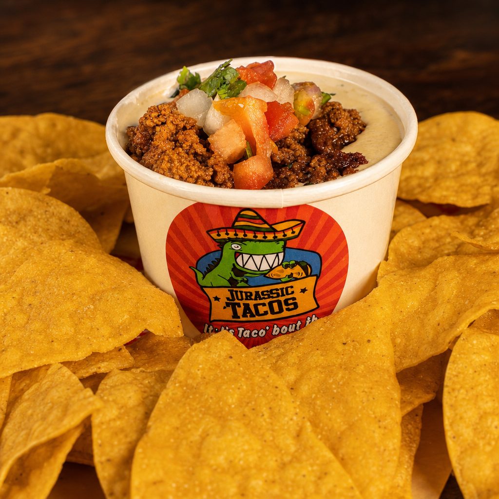 Utahn Chips and Queso - with Chorizo.
