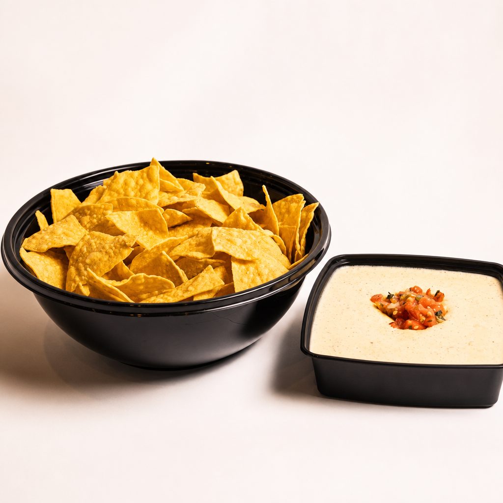 Chips & Queso (Feeds Up to 10 People).