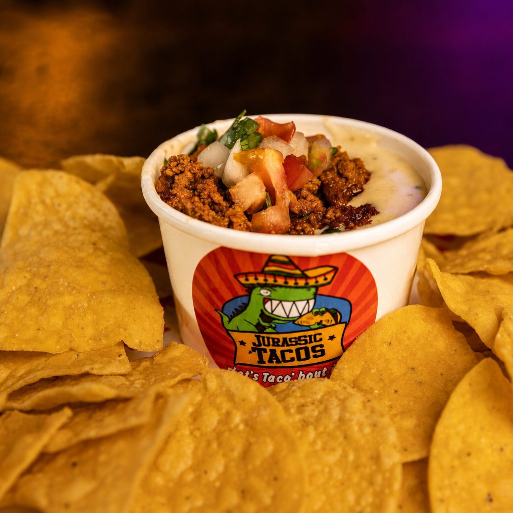 Utahn Chips and Queso - with Chorizo.