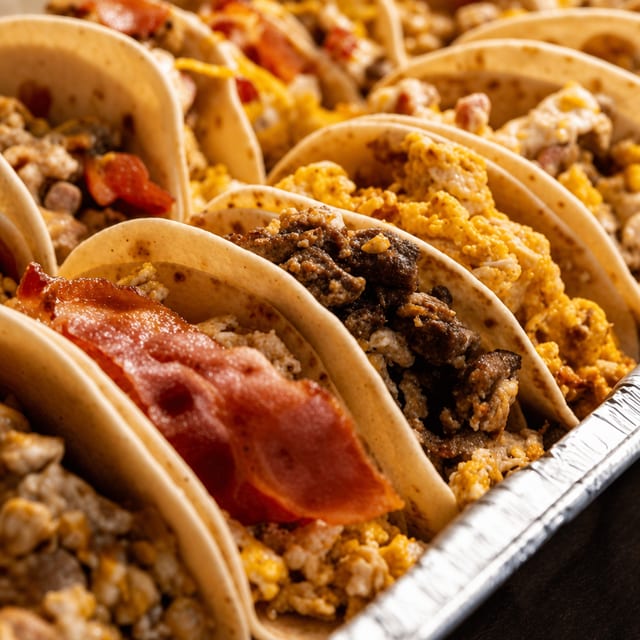 Breakfast Taco Tray (12-Pack).