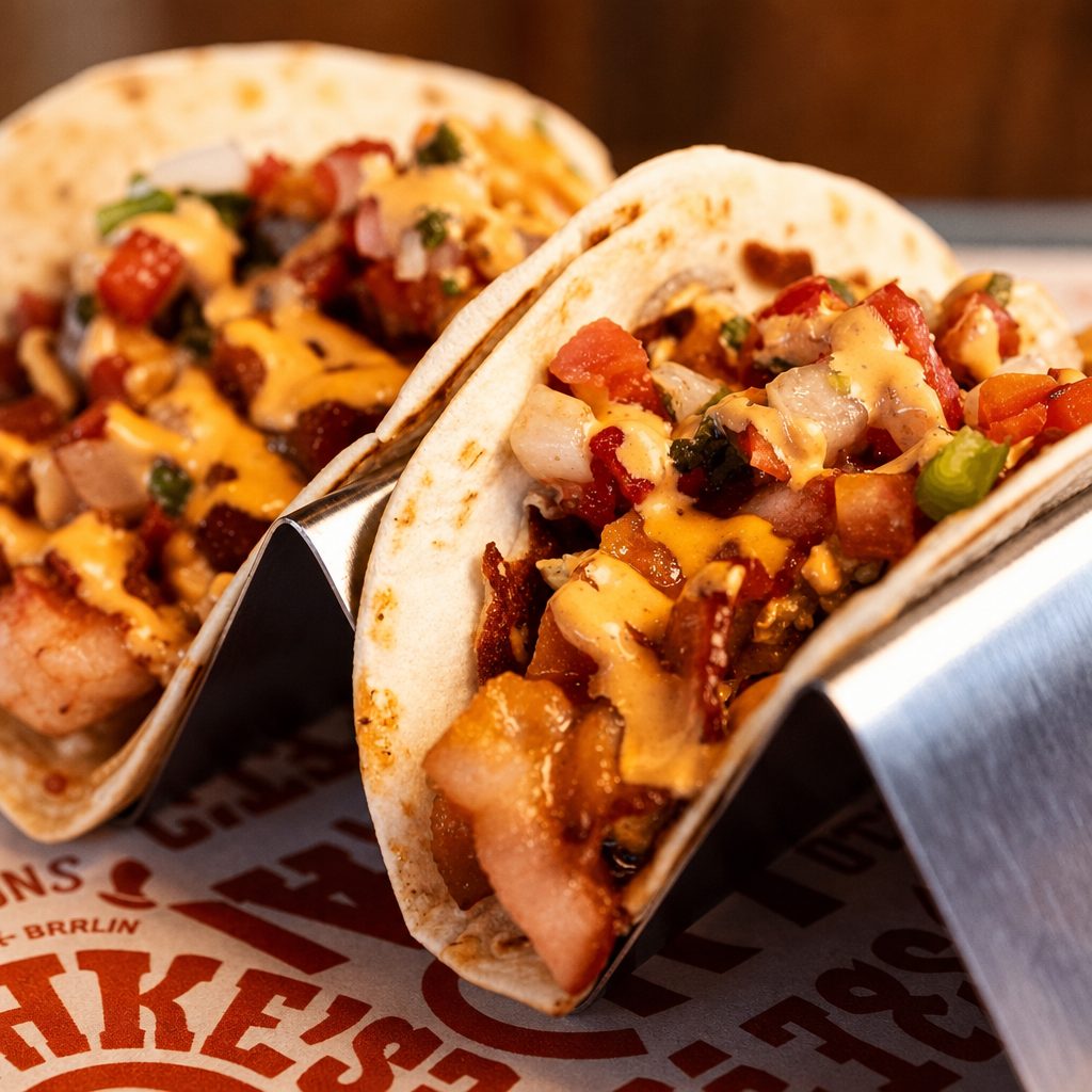 Breakfast Taco - Bacon, Egg, Cheese, Pico.